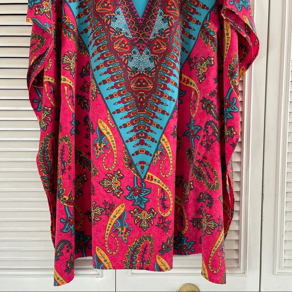 COIGARSAM Beach Style Women Mini dress Summer National Wind size Small - Picture 12 of 16